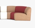 Pierre Paulin Mississippi Selection Sofa 3d model