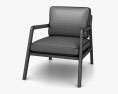 Denman Vapor Gray 椅子 3D模型