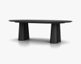 Fusto Oval Dining table 3d model