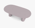 Fusto Oval 식탁 3D 모델 