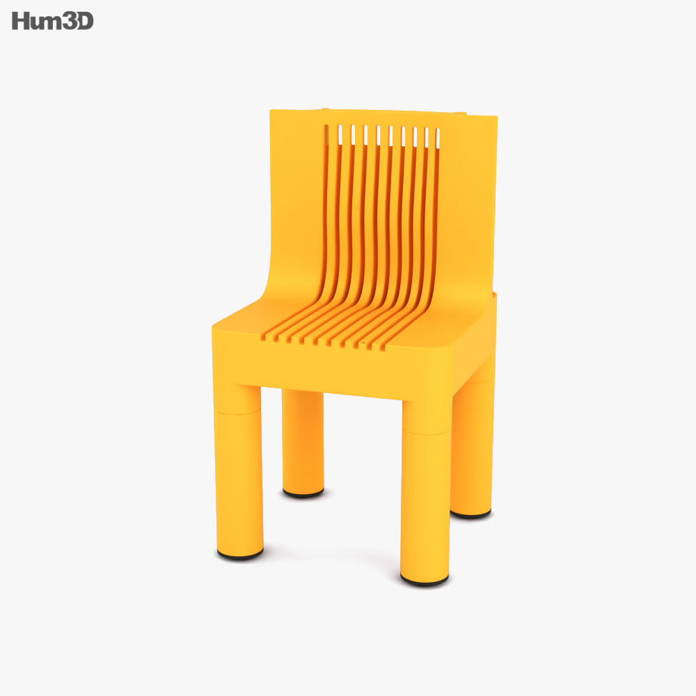 Kartell K 1340 Chair 3D model