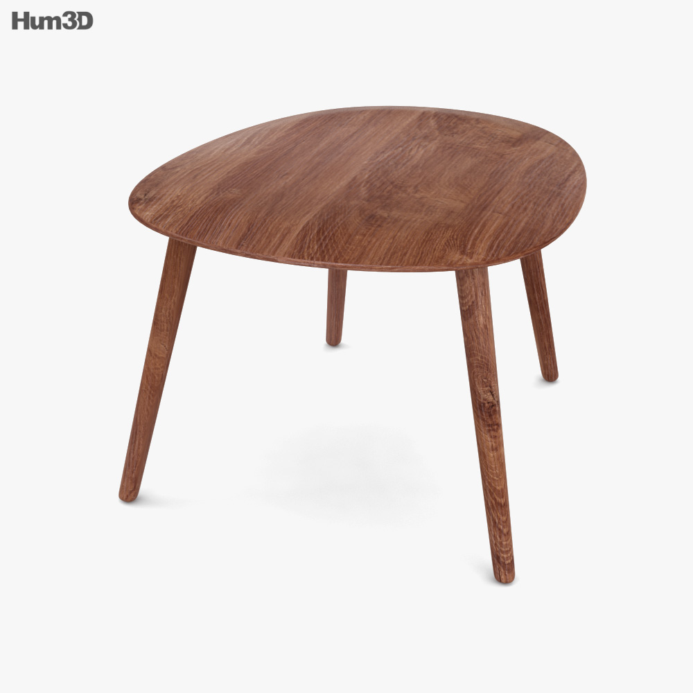 Beveled Деревянный стол 3D модель
