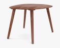 Beveled Дерев'яний стіл 3D модель