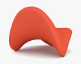 Pierre Paulin Tongue Стілець 3D модель