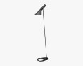 Arne Jacobsen AJ Lâmpada de chão Modelo 3d