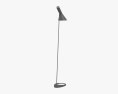 Arne Jacobsen AJ Lâmpada de chão Modelo 3d
