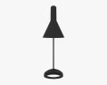 Arne Jacobsen AJ Lâmpada de Mesa Modelo 3d