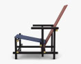 Gerrit Rietveld Red Blue Кресло 3D модель