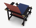 Gerrit Rietveld Red Blue Sessel 3D-Modell