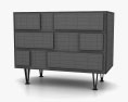 Gio Ponti D 655 2 Chest of Drawers 3d model