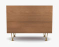 Gio Ponti D 655 2 Chest of Drawers 3d model