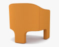 Londyn Velvet Accent 椅子 3D模型