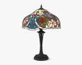 Tiffany table lamp 3d model