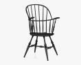American Sack Back Windsor 椅子 3D模型