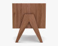 Pierre Jeanneret ベッドサイドテーブル 3Dモデル