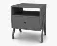 Pierre Jeanneret Bedside table 3d model