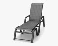 Key West Sling Stackable Chaise Modello 3D