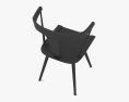 Lawnie Cadeira de Jantar Modelo 3d