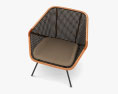 Colony Lounge armchair Modelo 3d