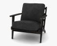 Brooks Leather Lounge chair 3D модель