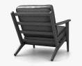 Brooks Leather Lounge chair Modello 3D
