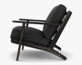 Brooks Leather Lounge chair 3d model