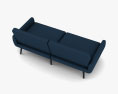 Harndrup bed sofa 3D 모델 