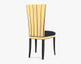 Eliel Saarinen Finnish Cranbrook Обеденный стул 3D модель