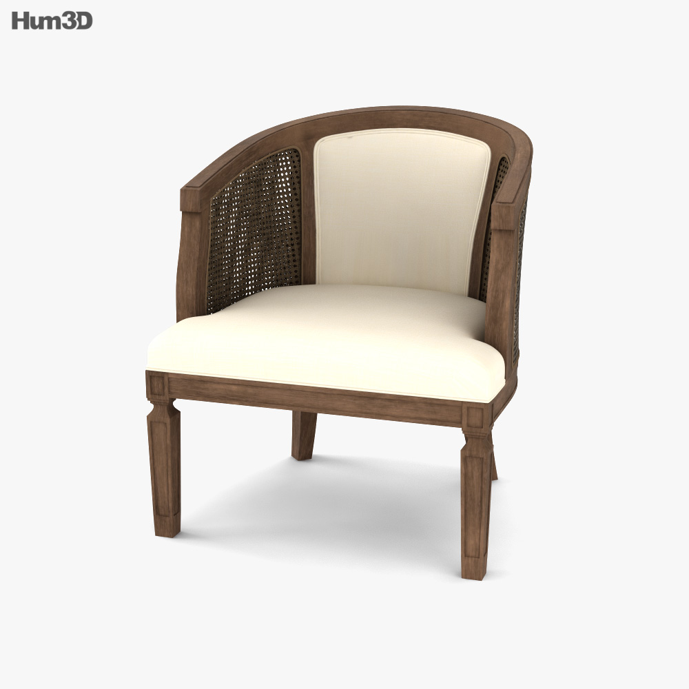 Wrentham Barrel Chaise Modèle 3D