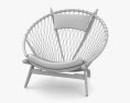 PP130 圆形扶手椅 3D模型