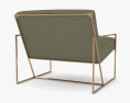 Thin Frame Cadeira de Lounge Modelo 3d