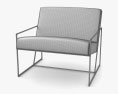 Thin Frame Cadeira de Lounge Modelo 3d