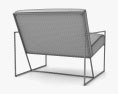Thin Frame Lounge chair Modelo 3D