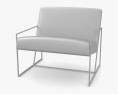 Thin Frame Lounge chair 3d model