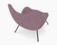 Fritz Neth For Correcta Lounge Chair 3d model