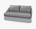 Aerin East Hanpton Outdoor Sofa 3d model