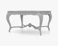 Louis XV Antique French Rococo Dining table 3d model