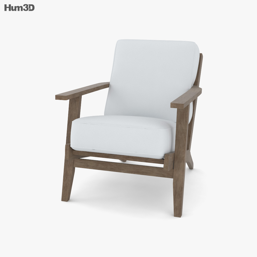 Mercer Accent Chair 3D model