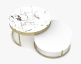 Homary Round Nesting Кофейный столик 3D модель