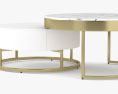Homary Round Nesting Кофейный столик 3D модель