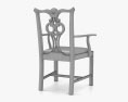 Lexington Chippendale 椅子 3D模型