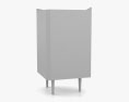 Hester Corner Bar Cabinet 3D модель
