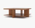 Frank Lloyd Wright Lewis Coffee table 3d model