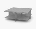 Frank Lloyd Wright Lewis コーヒーテーブル 3Dモデル