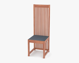 Frank Lloyd Wright Robie 1 Chair 3D model