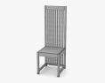 Frank Lloyd Wright Robie 1 Cadeira Modelo 3d