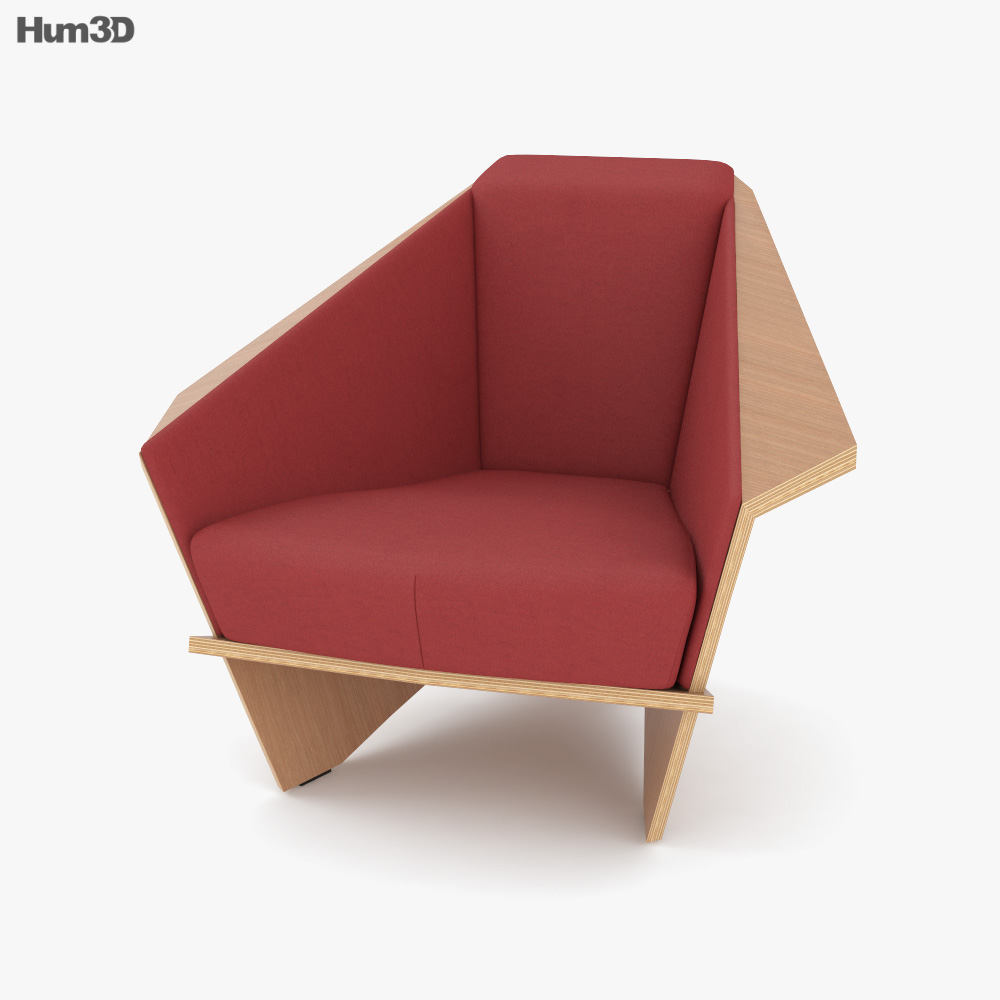 Frank Lloyd Wright Taliesin Chair 3D model