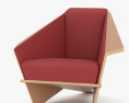 Frank Lloyd Wright Taliesin Cadeira Modelo 3d