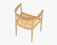Hans Wegner The Cadeira Modelo 3d