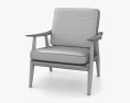 Hans Wegner GE 270 Lounge chair 3D модель